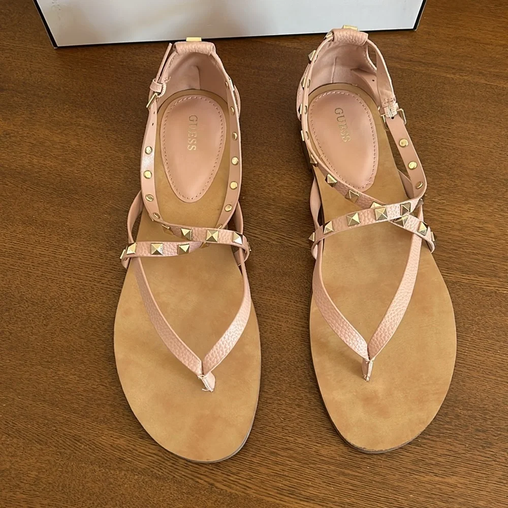 NIB Guess Nizana Ankle Strap Sandals - Picture 6 of 8